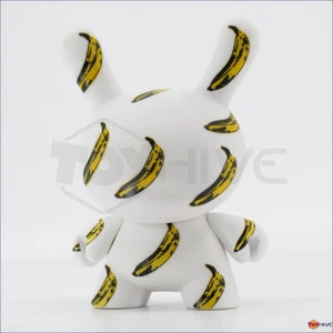 Kidrobot Dunny 2017 Andy Warhol Series 2 Banana 3 inch vinyl figure loose - Picture 1 of 2