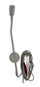 Vintage Computer Desktop Microphone White Audio Jack - Picture 1 of 5