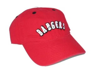 Gorra ajustable Wisconsin Badgers logotipo envejecido hebilla correa - Imagen 1 de 3
