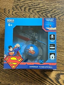 SUPERMAN DC ~ Motion Sensing Flying UFO Ball ~ NEW IN BOX - Picture 1 of 4