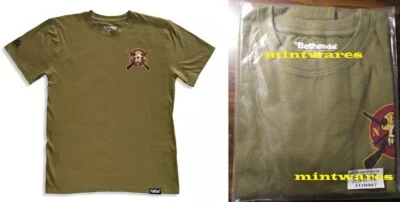 Fallout New Vegas NCR Recon Military Green Unisex T-Shirt Official NEW - Image 1 of 4