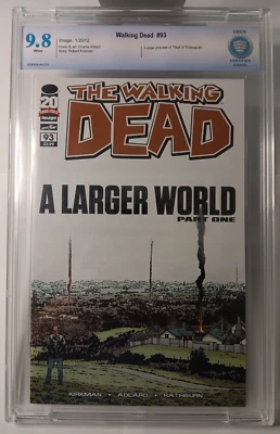 Walking Dead # 93 (Image Comics, 2012) CBCS 9.8 White Pages - Image 1 of 2