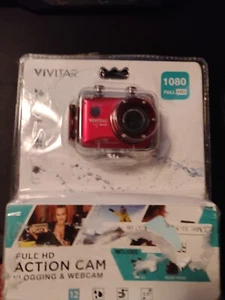 VIVITAR Full HD 1080p Action Cam DVR786HD 12 Megapixel Waterproof Case - Picture 1 of 3