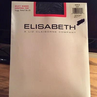 Pantimedias Elisabeth Silky Sheer Top Control Talla 3 Azul Marino 88B Foto 1 de 2