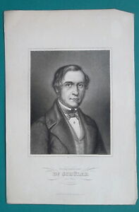 GOTTLIEB CH. SCHULLER Deutschland Jena Berufungskanzler - 1840er Jahre Porträtdruck 