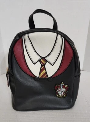 Harry Potter Gryffindor Mini Backpack tie purse bag cosplay red Primark - Image 1 of 4