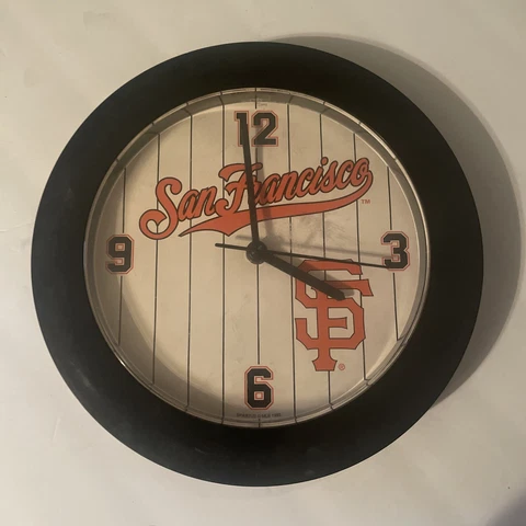 Vintage San Francisco Giants Clock 1993 MLB Tested And Working Cover