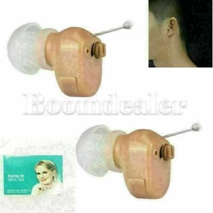 AXON K-188 Hearing Aid Digital Mini In Ear Sound Voice Amplifier Adjustable Kit - Picture 1 of 12