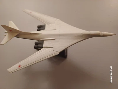 Postage Stamp Model Power Diecast 1:400 Tupolev TU160 Blackjack Russian AF - Image 1 of 3