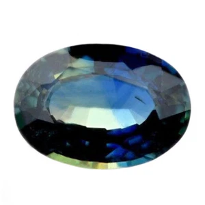 Certified 0.80ct Natural Multicolor Sapphire VS Clarity Madagascar Oval 6x4.6 mm - Picture 1 of 2