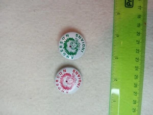 Green Anderson Indians pinback, (NON)flashing red light, buy now - Picture 1 of 1