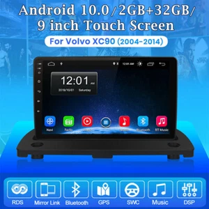 9"Android 10 Car Radio GPS Navi Stereo WIFI DAB CarPlay For 2004-2014 Volvo XC90 - Picture 1 of 11
