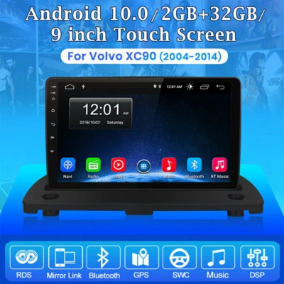 9"Android 10 Car Radio GPS Navi Stereo WIFI DAB CarPlay For 2004-2014 Volvo XC90 - Image 1 of 4