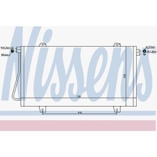NISSENS KONDENSATOR KLIMAANLAGE NISSAN INTERSTAR RENAULT MASTER II 94989