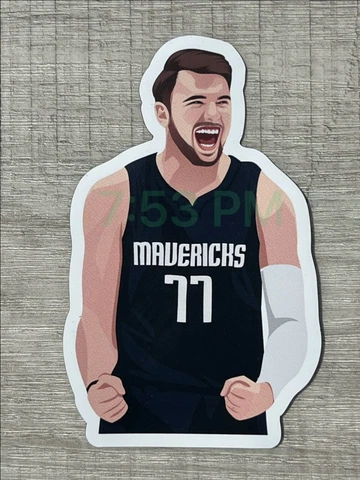 Dallas Mavericks Luka Doncic Magnet - NBA Mavericks Premium Vinyl Vector Cover