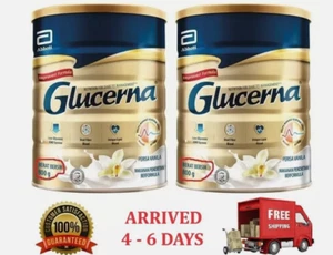 2 X Glucerna Nutrition For Diabetic Management Milk Powder 800g Vanilla - Picture 1 of 7