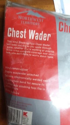 Vadeador de pecho Territorio del Noroeste nuevo talla M  Foto 1 de 4