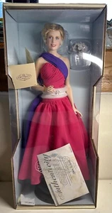 FRANKLIN MINT : DIANA PRINCESS OF GLAMOUR BOXED 17" CATHERINE WALKER NEW SARI - Picture 1 of 5