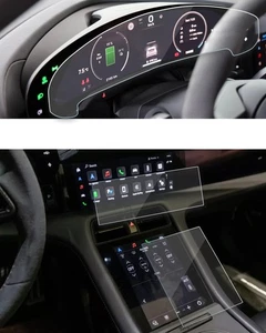 3 Stück Displayschutzfolie für Porsche Taycan 2020-2025, Navigation & Cluster & A... - Bild 1 von 7