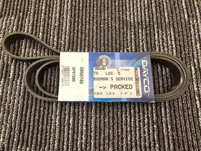 Cinturón serpentino Dayco 5060740 6PK1880 para Audi A4 Quattro 1996-2004 Foto 1 de 4