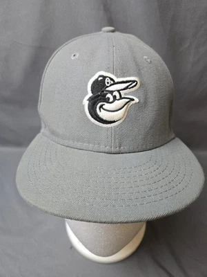 Baltimore Orioles New Era 59fifty Baseball Cap Hat Stretch Fit 6 3/4 Gray MLB - Image 1 of 4