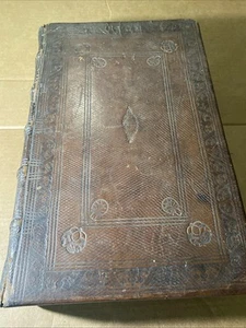 XL German Antique Bible 1730 Der Seiligen Schrifft Altes Testaments Berlenburg - Picture 1 of 24