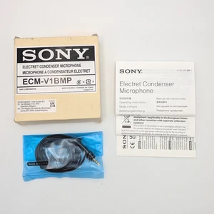 Sony ECM-V1BMP Omnidirectional Lavalier Microphone w/ Locking 3.5mm Connector - Picture 1 of 6