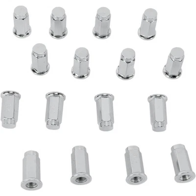 ITP Lug Nuts-3/8英寸-24平板底座铬适用于2008 Polaris Ranger MVRS 700 6x6 UTV — 第 1/2 张图片