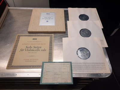 NEAR MINT++ ED1 Bach - Pierre Fournier Archiv Produktion 1961 ONCE IN A LIFETIME - Bild 1 von 4
