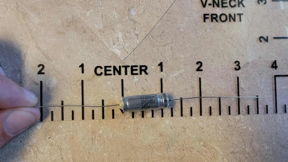 SuperTan Wet Tantantalum Capacitor 220uf 100v - ST220-100T4KI - Image 1 of 3