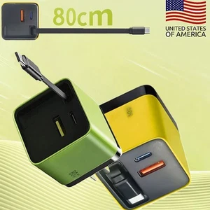 3 In 1 GaN Charger Scalable 80w Max Fast Charger Module With Type C & USB Ports - Picture 1 of 17