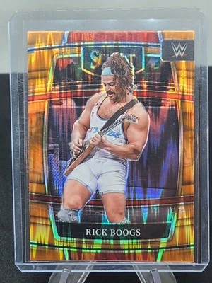 Rick Boogs 2022 WWE Select Orange Flash Prizm Card #82 - Image 1 of 2