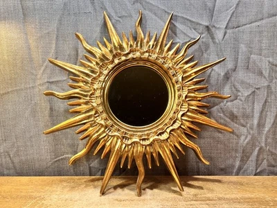 Винтажное настенное зеркало Carolina Mirror Company Sunburst - MCM - Hollywood Regency - Изображение 1 из 4