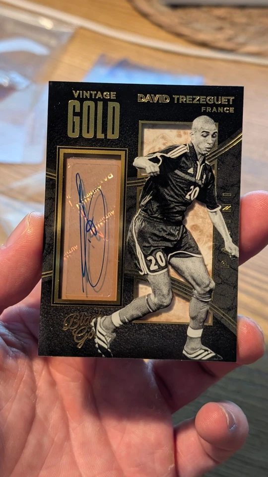 David Trezeguet - Black Gold Vintage Gold Auto - France - 16/17 - Image 1 of 2