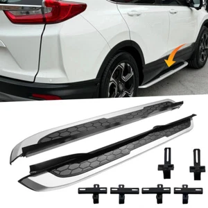 Fits 2017-2022 Honda CR-V CRV Running Boards Side Step Nerf Bars Aluminum Silver - Picture 1 of 10