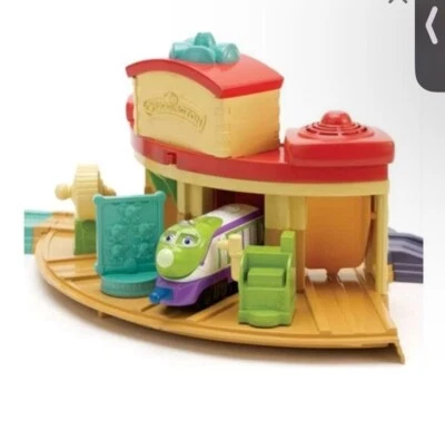 Chuggington Launch and Go Roundhouse Diecast Playset Koko Lights Sounds train  - Image 1 of 4