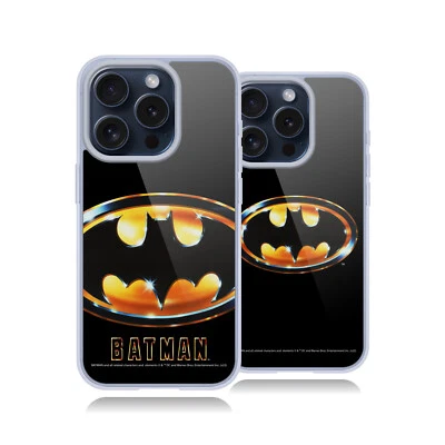 OFFICIAL BATMAN (1989) KEY ART SOFT GEL CASE FOR APPLE iPHONE PHONES - Image 1 of 4
