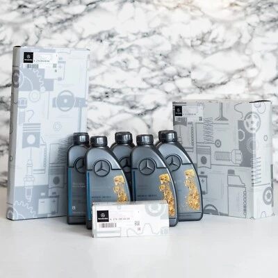 Mercedes C300 C350 E350 E400 5W40 Kit Filtro Aceite y Aire Original SERVICIO B Foto 1 de 4