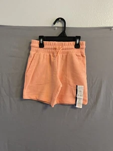 Wonder Nation Pull On Shorts Girls Elastic Waist Neon Orange Size XS (4-5) - Picture 1 of 10