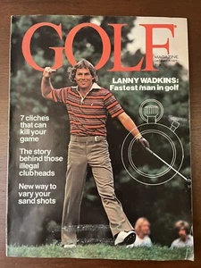 GOLF MAGAZINE DECEMBER 1977 LANNY WADKINS FASTEST MAN IN GOLF - Picture 1 of 15