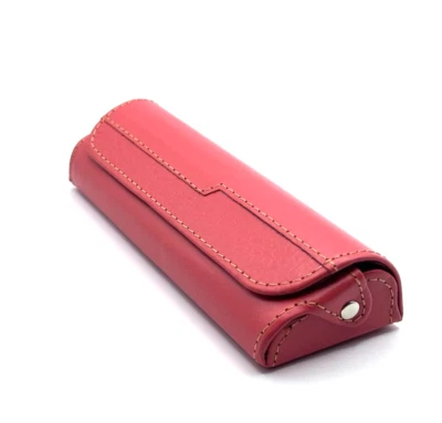 Genuine Leather Glasses Case Eyeglass Holder with Soft Lining – Multiple Colors - Image 1 of 3