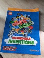 Lego Create the world incredible inventions official collectors album magazine