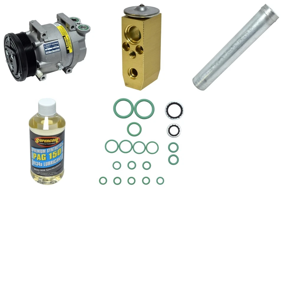 Kit de compresor de aire acondicionado UAC para Pontiac Wave 2005-2008 Foto 1 de 1