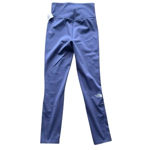 The North Face Dune Sky Leggings XS 7/8 Cave Blue FlashDry UPF40 Anti Odor - Picture 1 of 16
