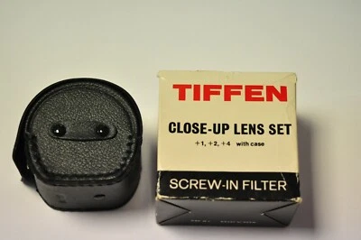 Tiffen 55mm close-up set(#1, #2 and #4)w/case & box. New - Image 1 of 4