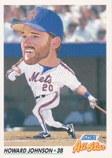 1992 Score All Star Howard Johnson #776 New York Mets 