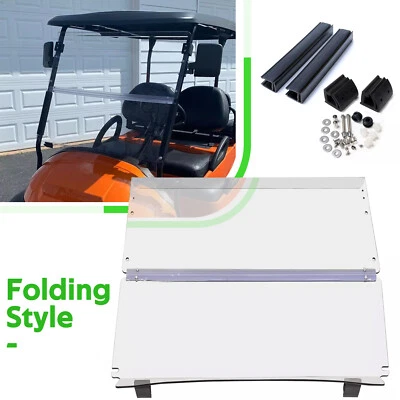 Складное прозрачное лобовое стекло для гольфкара Club Car Precedent 2004-UP - Изображение 1 из 4