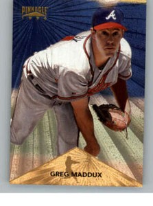 1996 Pinnacle Starburst #1 Greg Maddux (ref 134630)