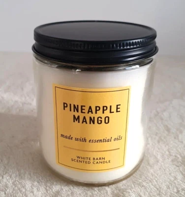 Vela tarro perfumado mecha única mango piña Bath & Body Works 7 oz Foto 1 de 3