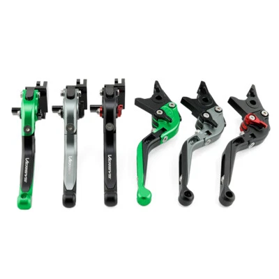 Palancas de freno de embrague extensible plegables para Kawasaki VERSYS 300/650/1000 KLE650 Foto 1 de 4